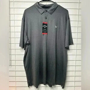 NWT Callaway Men’s Short Sleeve Golf Polo Shirt, Size XL